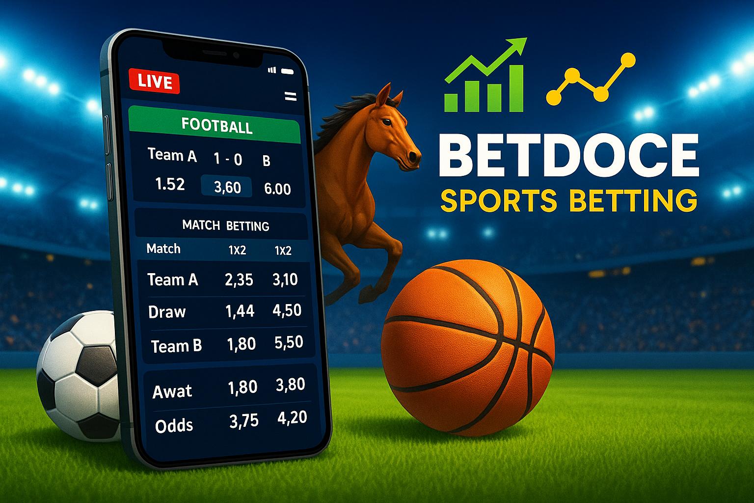 Apostas esportivas no cassino online BETDOCE  