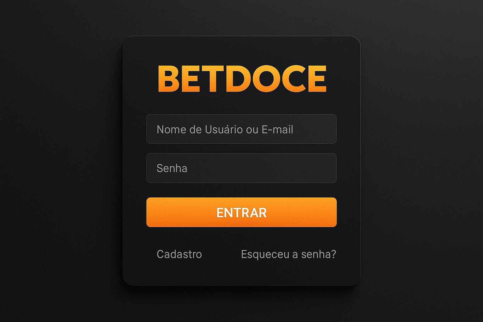 Não Perca tempo, o rRgistro na site BETDOCE  