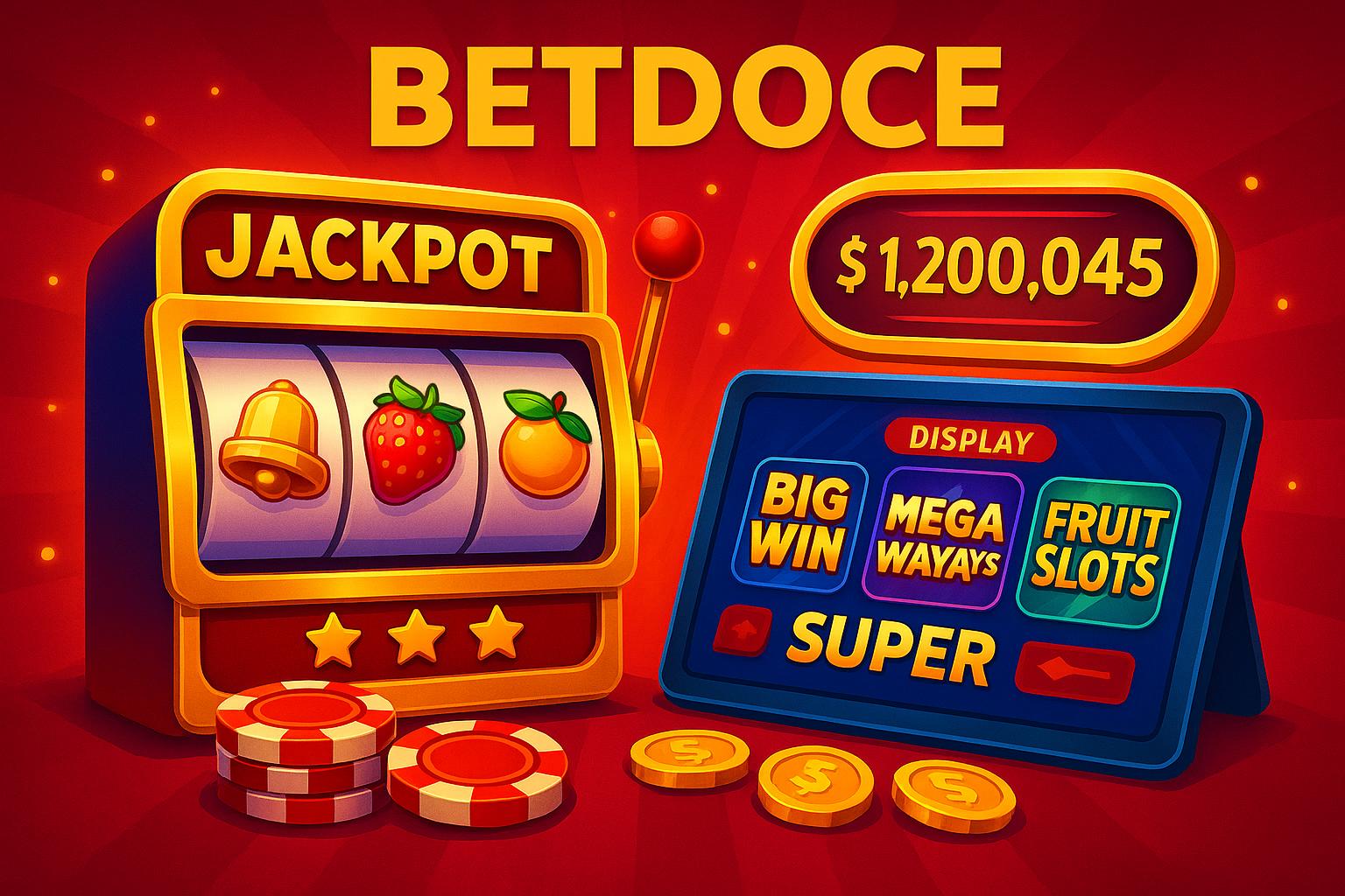 Explore o mundo das slot machines no BETDOCE Casino
